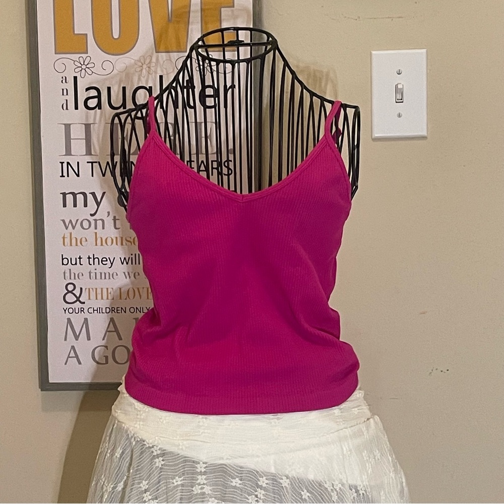 Vibrant Fuchsia Camisole Top